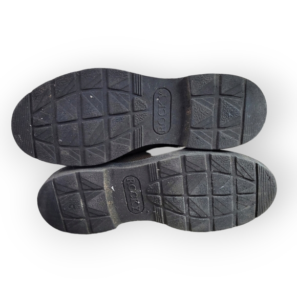 ROCKY Outlaw Side Zipper Snake Boots Size 8 - Picture 7 of 9